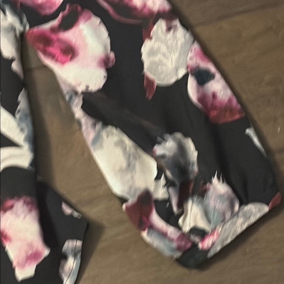 Ivanka Trump Black and Pink Floral Button Down Shirt, size small - Picture 3 of 7